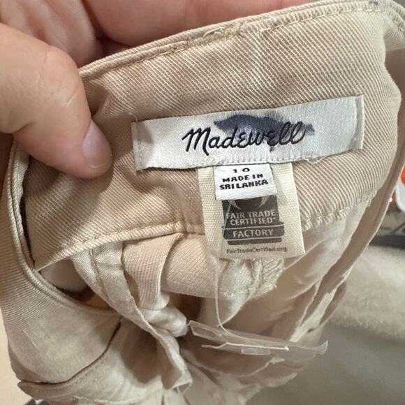 NWT The Harlow Wide Leg Pant in Harvest Moon Tan Beige Trouser Size 10 - Picture 9 of 11